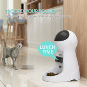 Automatic Feeder Food Dispenser Pet with Camera Support